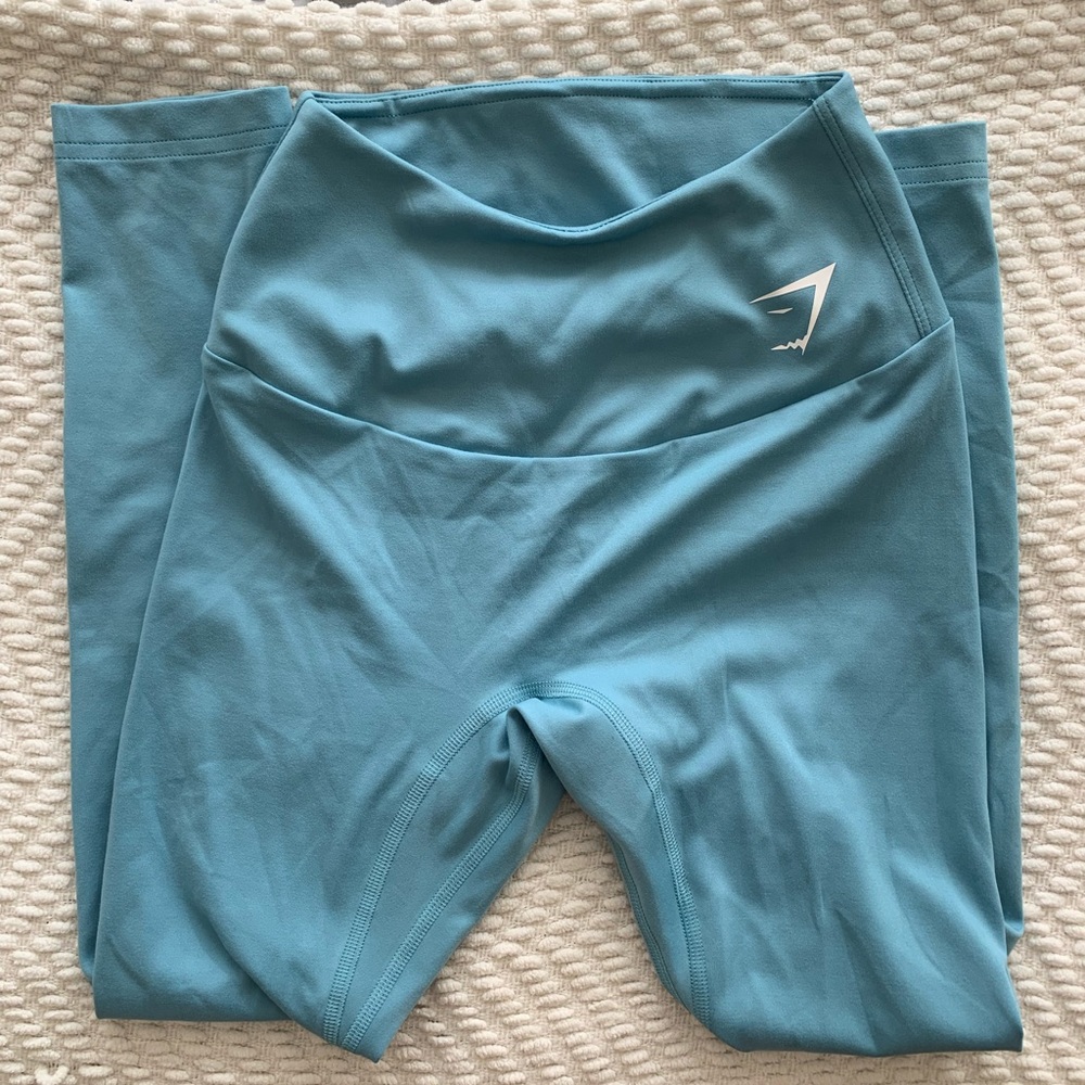 Teal blue gymshark leggings XS